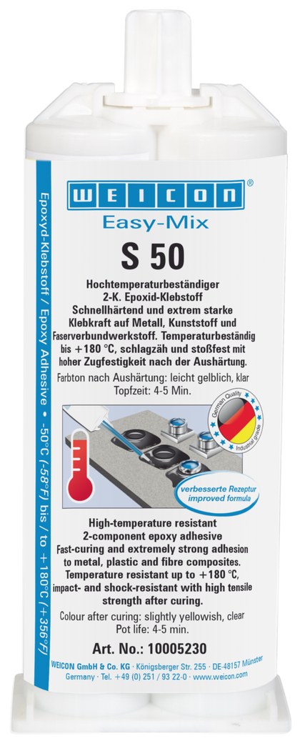 Easy-Mix S 50 | Adhésif époxy pour des travaux de réparation et d'entretien rapides
