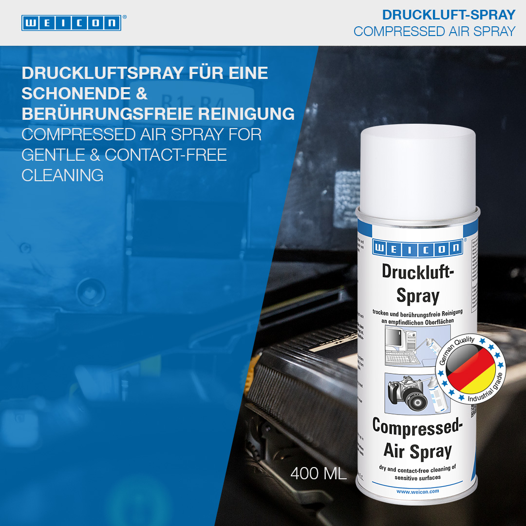 Compressed Air Spray | for contact-free cleaning
