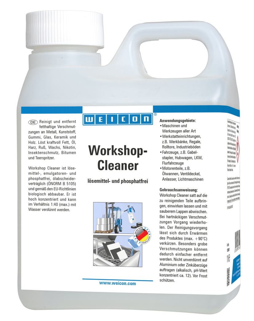 Workshop Cleaner, Liquid | solvent-free universal cleaner