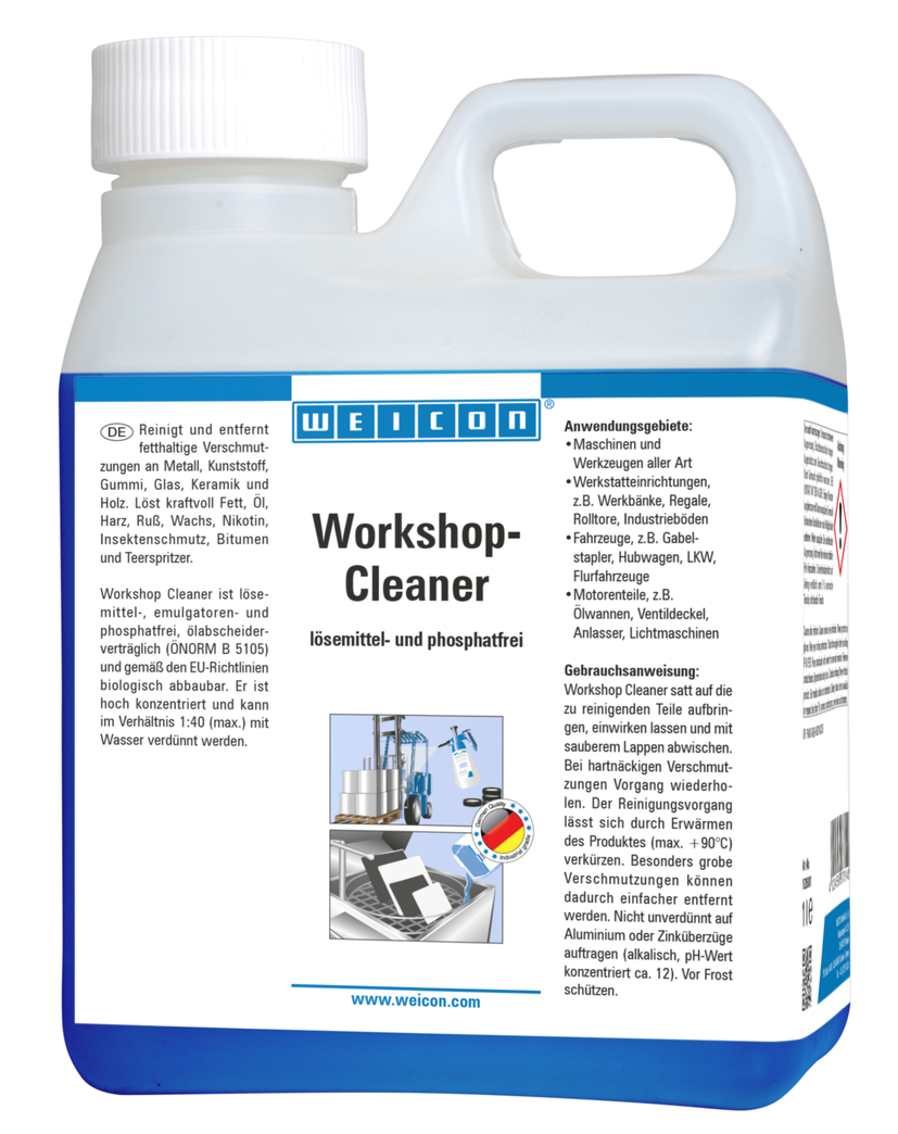 Workshop Cleaner | Nettoyant universel sans solvants Workshop Cleaner | Nettoyant universel sans solvants