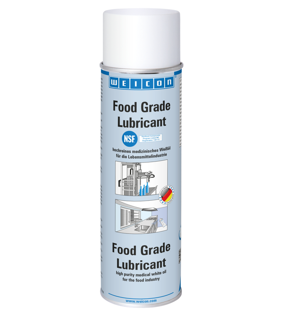 Lubrifiant de qualité alimentaire | Huile de lubrification et d'entretien pour le secteur alimentaire NSF H1
