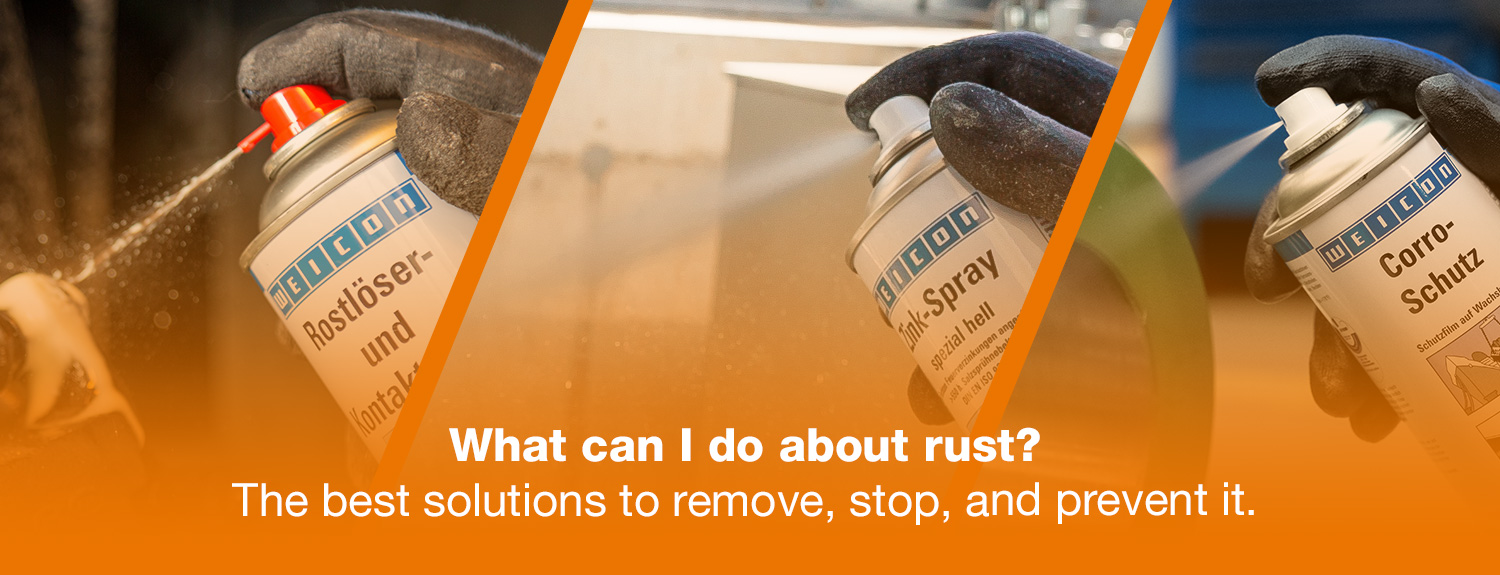 spray can, rust remover, protective spray, gloves, industrial spray