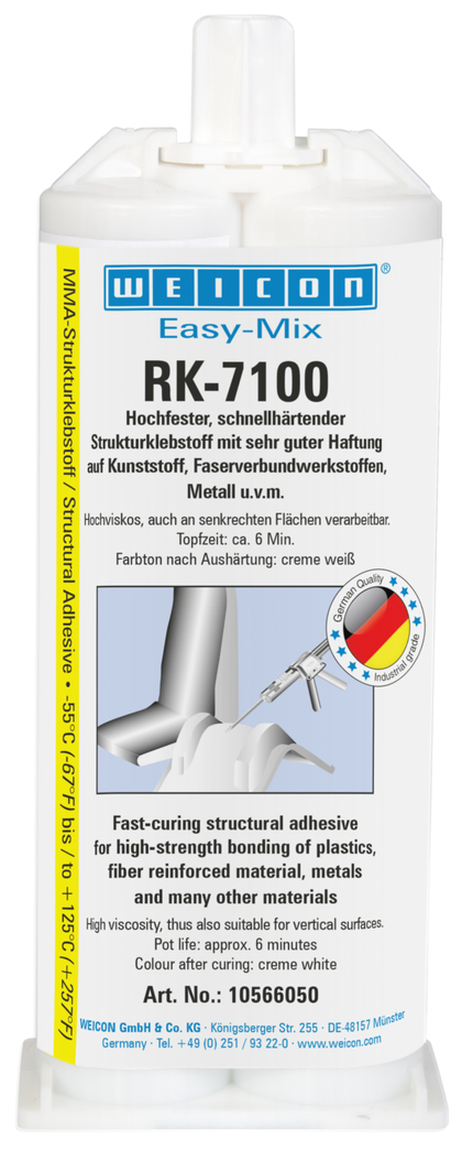 Easy-Mix RK-7100 Adhésif Structuraux à base d’Acrylates | Adhésif structural acrylate, à durcissement rapide