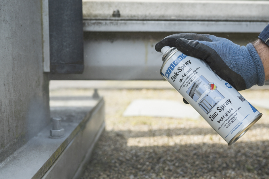 Zinc Bright Spray | cathodic corrosion protection with approval for use in the food sector