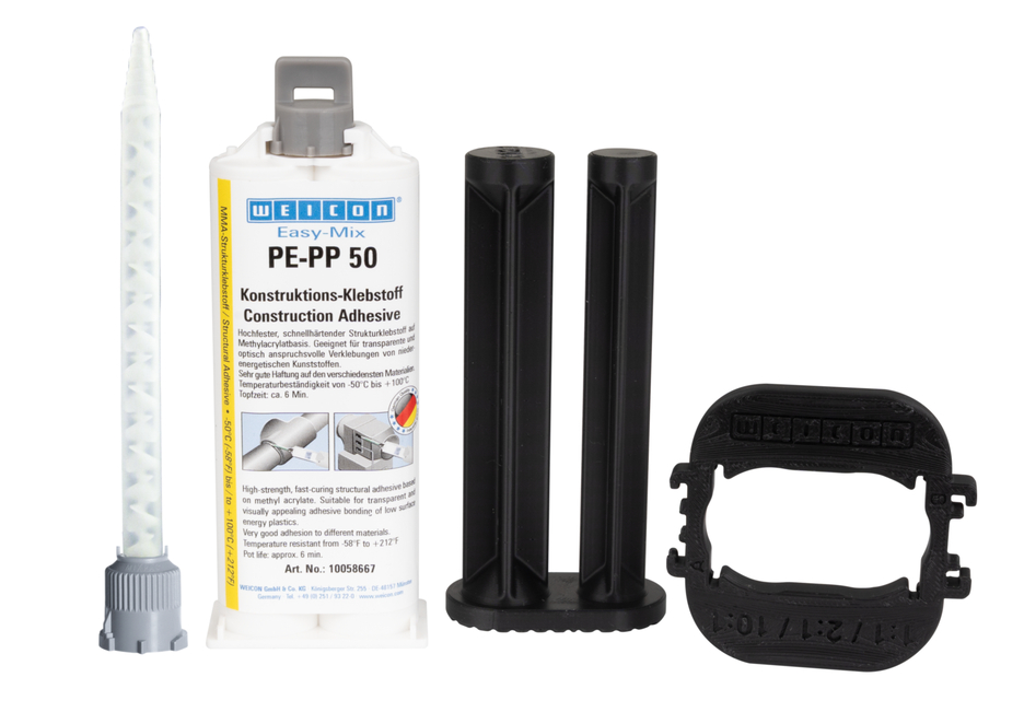 Easy-Mix PE-PP 50 Structural Acrylic Adhesive | construction adhesive based on methyl acrylate for special plastics