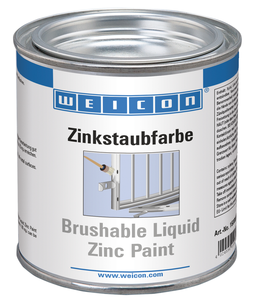 Brushable Zinc Paint | corrosion protection based on metal pigment coating