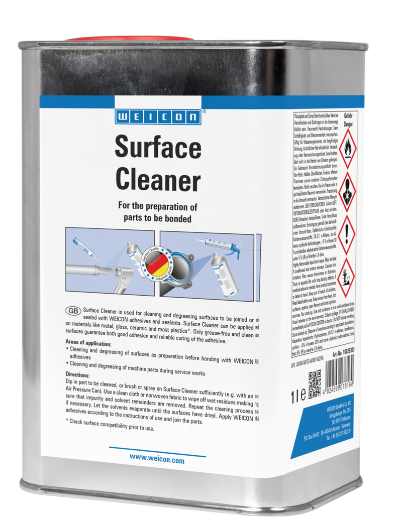 Surface Cleaner, Liquid | for the pretreatment of bonding surfaces