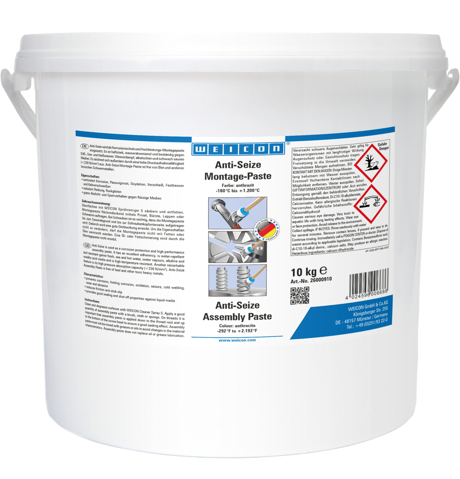 Anti-Seize Silver-Grade Paste | lubricant and release agent paste