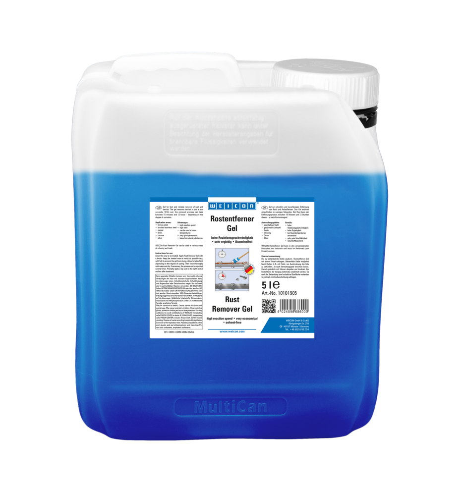 WEICON Rust Remover Gel | fast and reliable removal of rust and tarnish WEICON Rust Remover Gel | fast and reliable removal of rust and tarnish