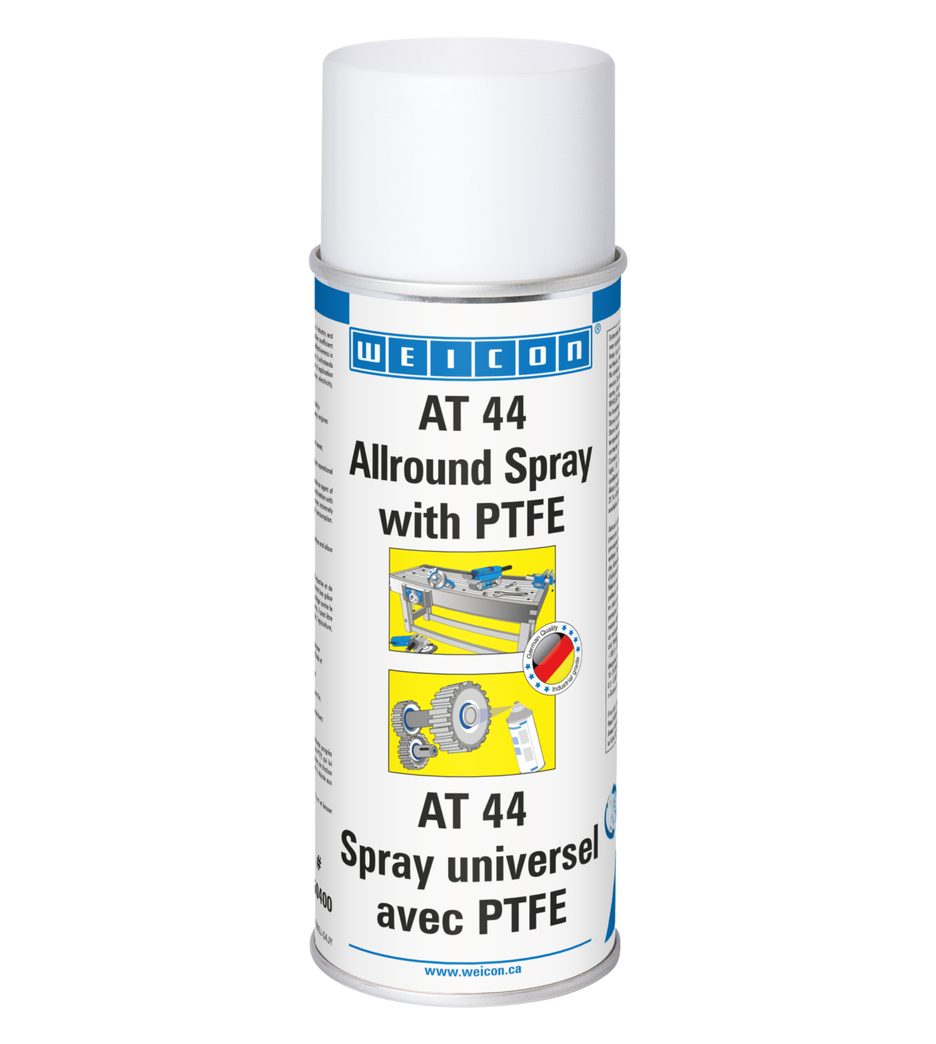 AT 44 Allround Spray with PTFE | lubricating and multifunctional oil with PTFE AT 44 Allround Spray with PTFE | lubricating and multifunctional oil with PTFE