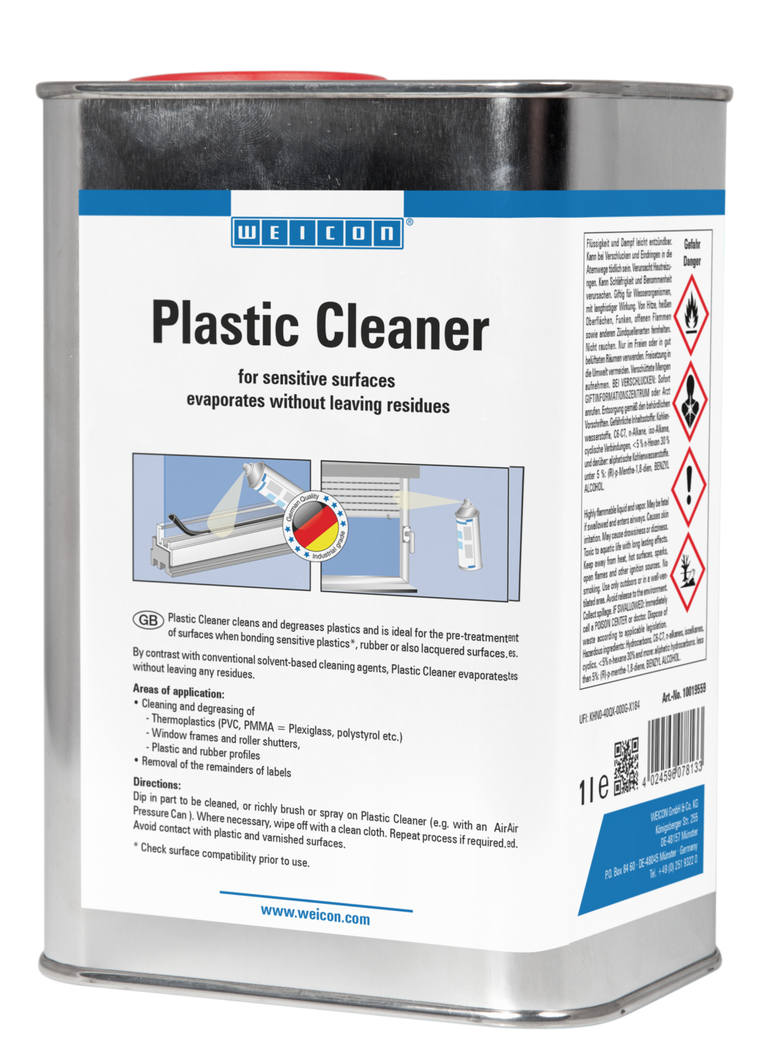 Plastic Cleaner, Liquid | cleaner for plastic, rubber and powder-coated materials