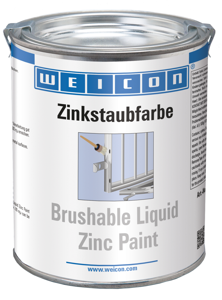 Brushable Zinc Paint | corrosion protection based on metal pigment coating