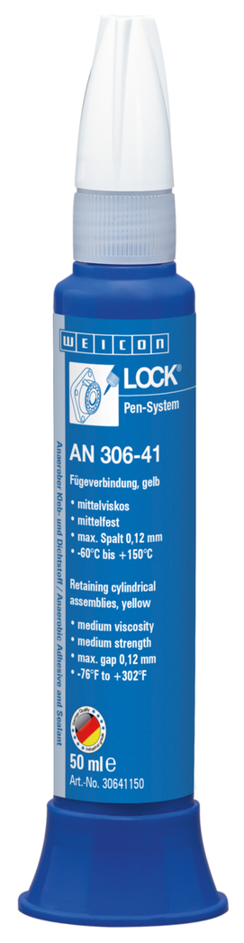 WEICONLOCK® AN 306-41 | for bearings, shafts and bushes, high medium strength, medium viscosity WEICONLOCK® AN 306-41 | for bearings, shafts and bushes, high medium strength, medium viscosity
