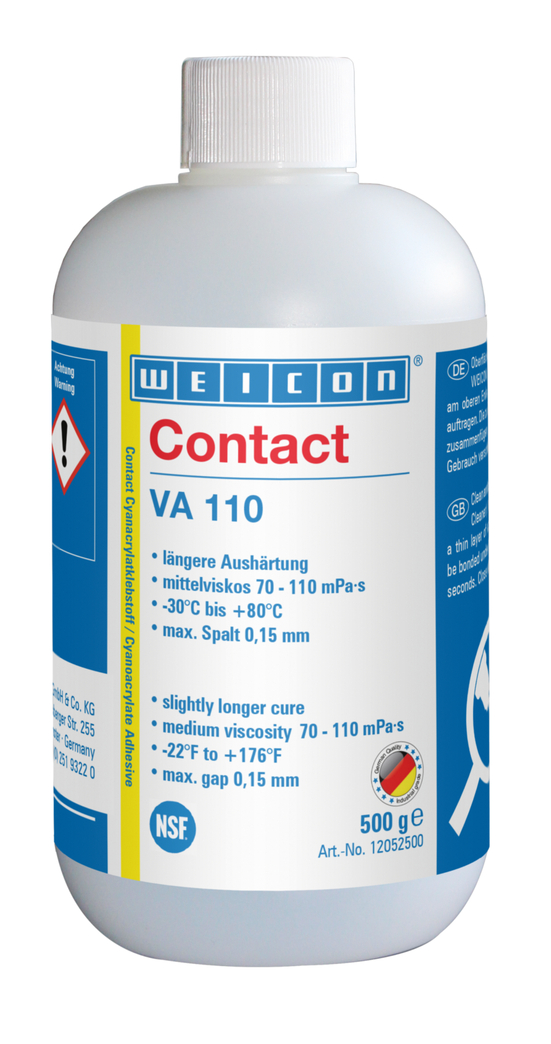 Contact VA 110 | instant adhesive for the food and drinking water sector Contact VA 110 | instant adhesive for the food and drinking water sector