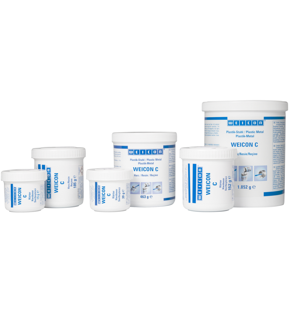 Plastic Metal C | aluminium-filled epoxy resin system for repairs and moulding