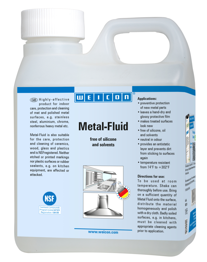 Metal-Fluid | émulsion d'entretien et de protection sans solvants pour les métaux