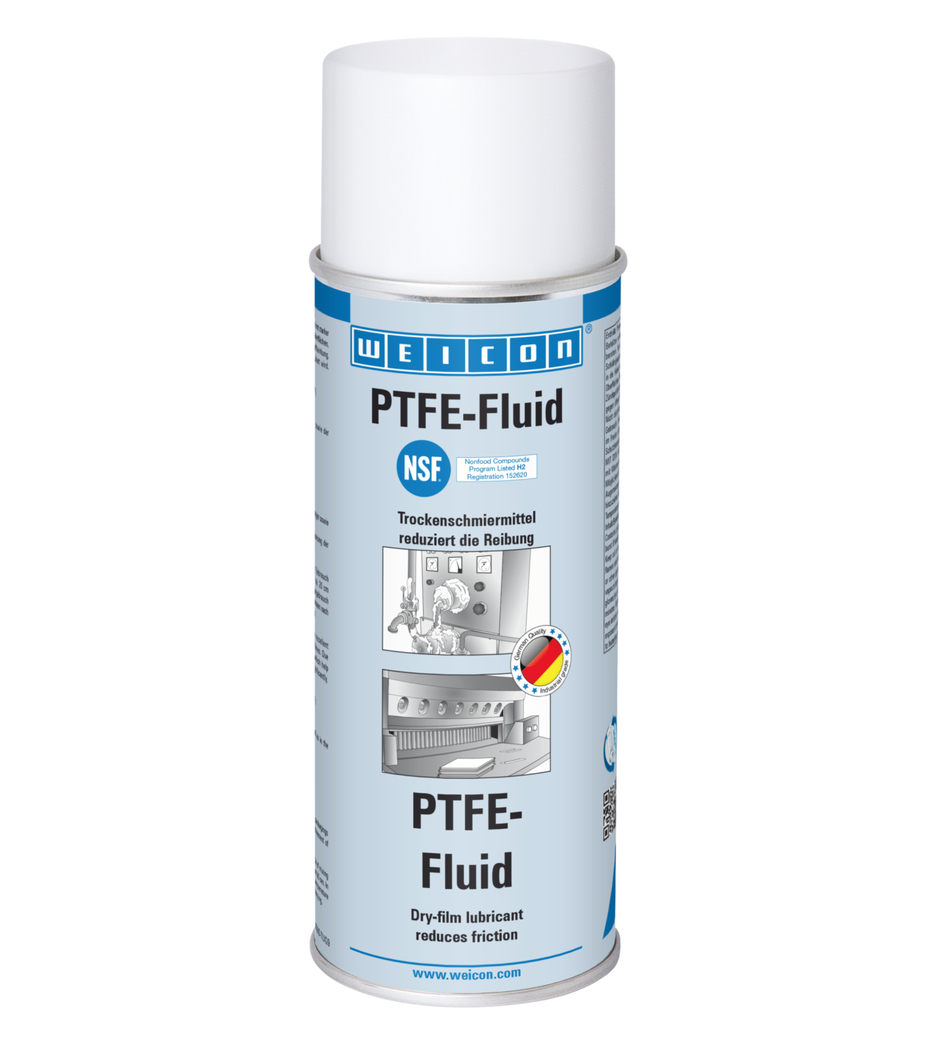Food-Grade PTFE Spray | grease-free dry lubricant oil for the food sector NSF H2