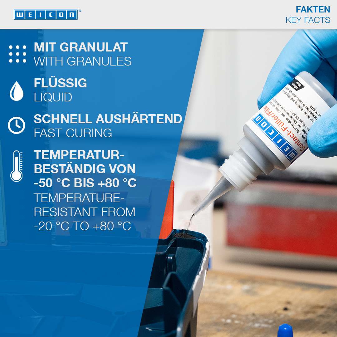 CA-Filler Kit | transparent special filler and cyanoacrylate adhesive Contact VA 8312