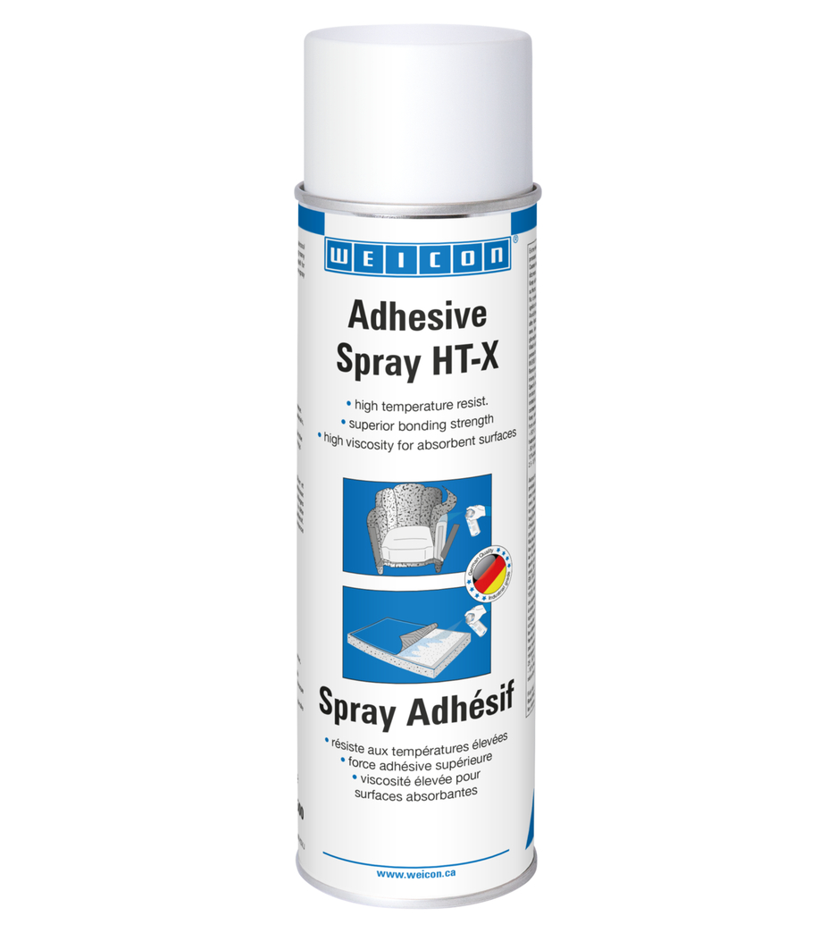 Adhesive Spray HT-X | sprayable contact adhesive for strong and permanent bonding of felt, artificial leather and insulating materials