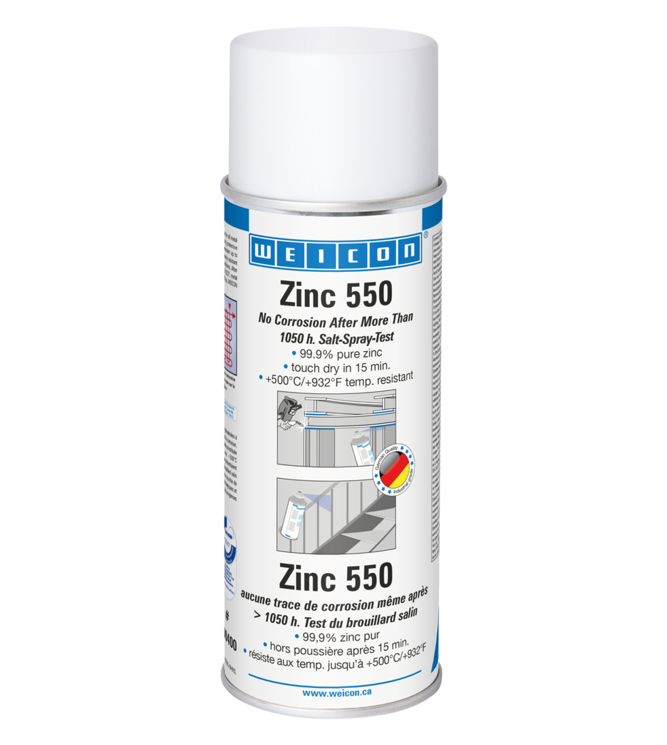 Spray Zinc | protection cathodique contre la corrosion avec autorisation pour le secteur alimentaire