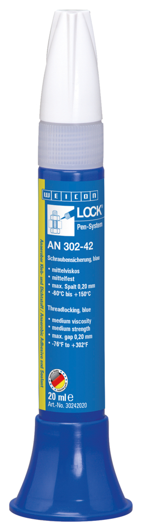 WEICONLOCK® AN 302-42 Frein filet | résistance moyenne, homologué pour l'eau potable