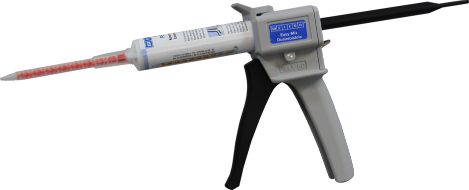 Pistolet doseur WEICON Easy-Mix D 50 | pour l'utilisation de toutes les cartouches Easy-Mix de 50 ml.
Ne convient pas au VA 2407.