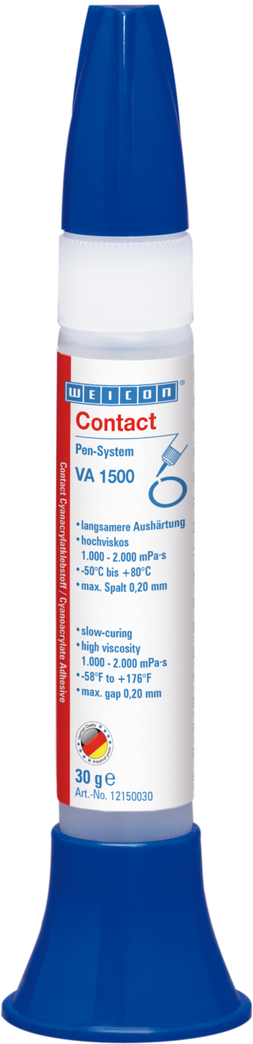 VA 1500 | instant adhesive for rubber, metal,  porous and absorbent materials