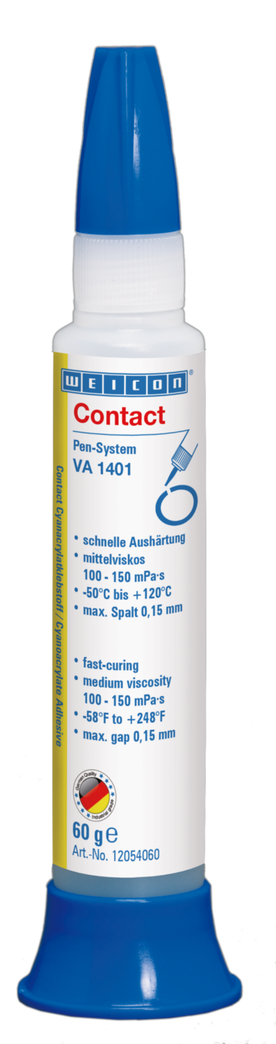 VA 1401 Adhésif Cyanoacrylate | Colle instantanée pour tissus, caoutchouc mousse et élastomères à larges pores