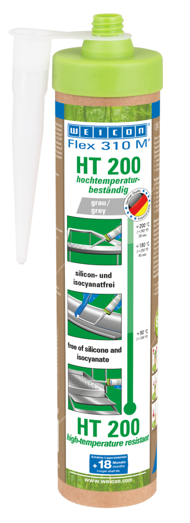 Flex 310 M® HT 200 | Adhesive and sealant with high initial adhesion - ideal for powder coating and heat-resistant up to 200 °C