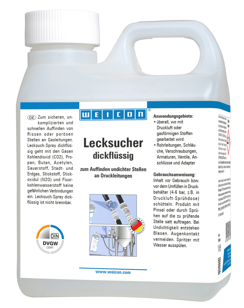 Leak Detection Spray viscous | for locating cracks in pressure lines