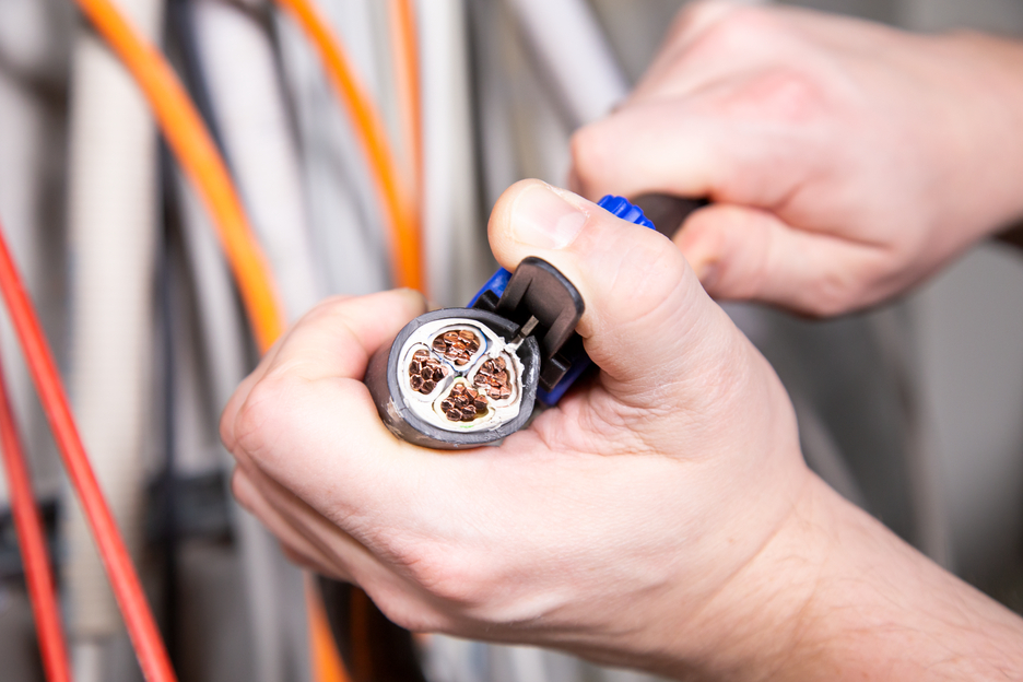 Dismantling Tool No. 25 | cable knife for longitudinal and circular cuts on round cables from 25 mm Ø