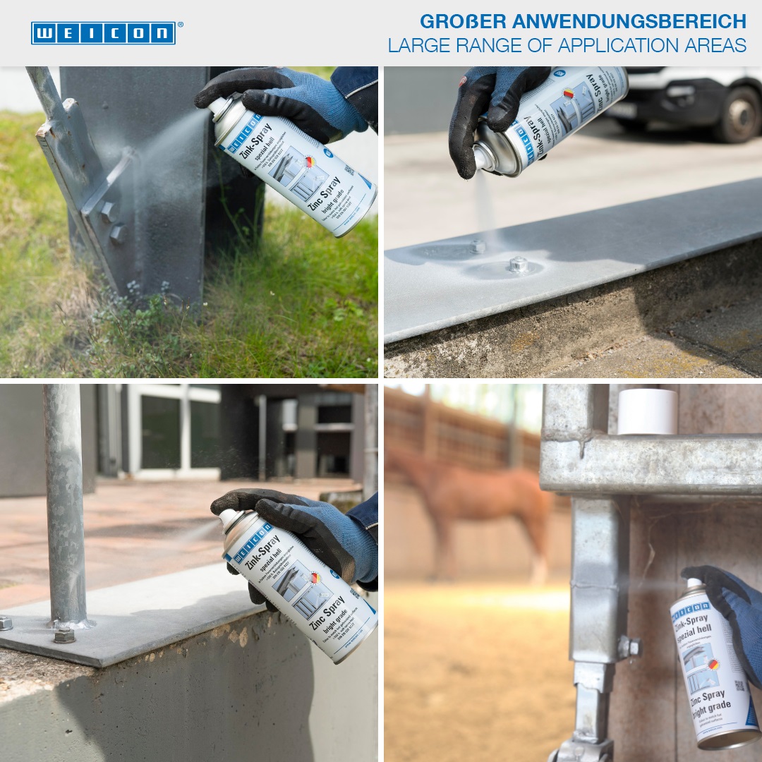 Zinc Bright Spray | cathodic corrosion protection with approval for use in the food sector