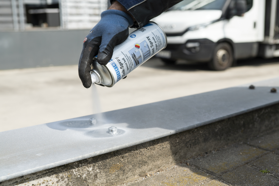 Zinc Bright Spray | cathodic corrosion protection with approval for use in the food sector