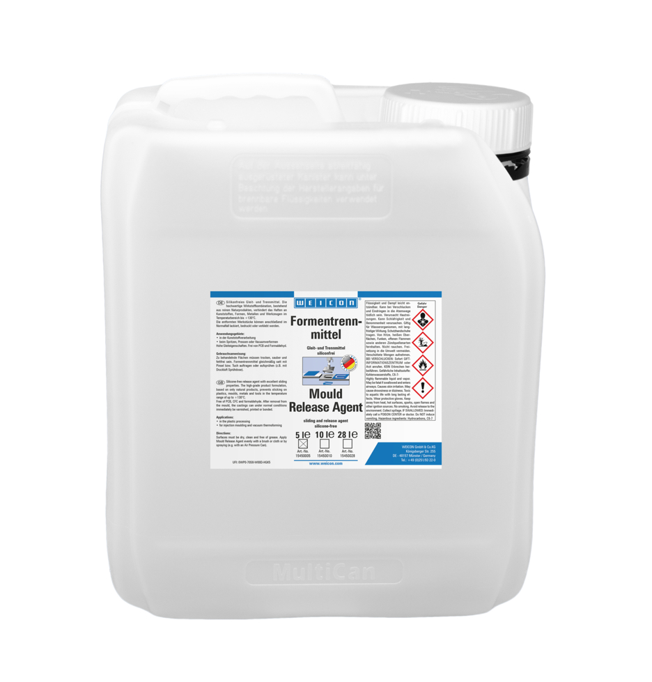 Mould Release Agent, Liquid | silicone-free lubricant and release agent