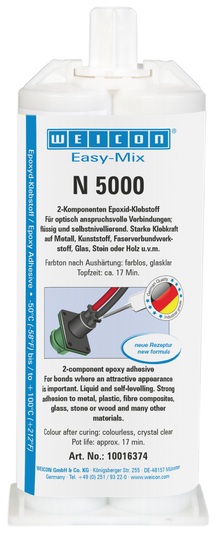 Easy-Mix N 5000 Adhésif Epoxy | Adhésif époxy pour les assemblages de haute qualité optique