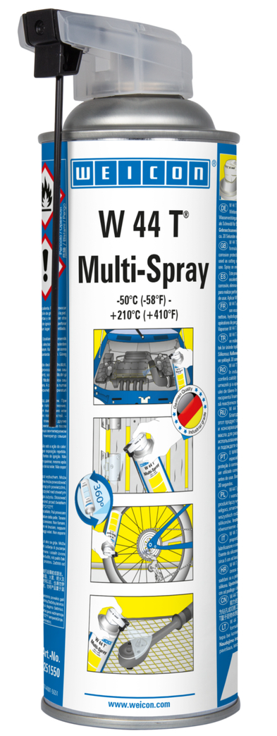 W 44 T® Multi-Spray | lubricating and multifunctional oil with 5-fold function