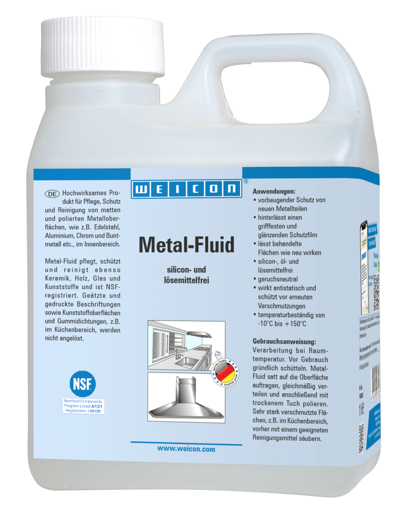 Metal Fluid, Liquid | solvent-free care and protection emulsion for metals