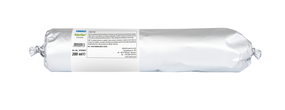 Solar-Flex® | weather-resistant adhesive and sealant for the solar sector, based on MS-Polymer