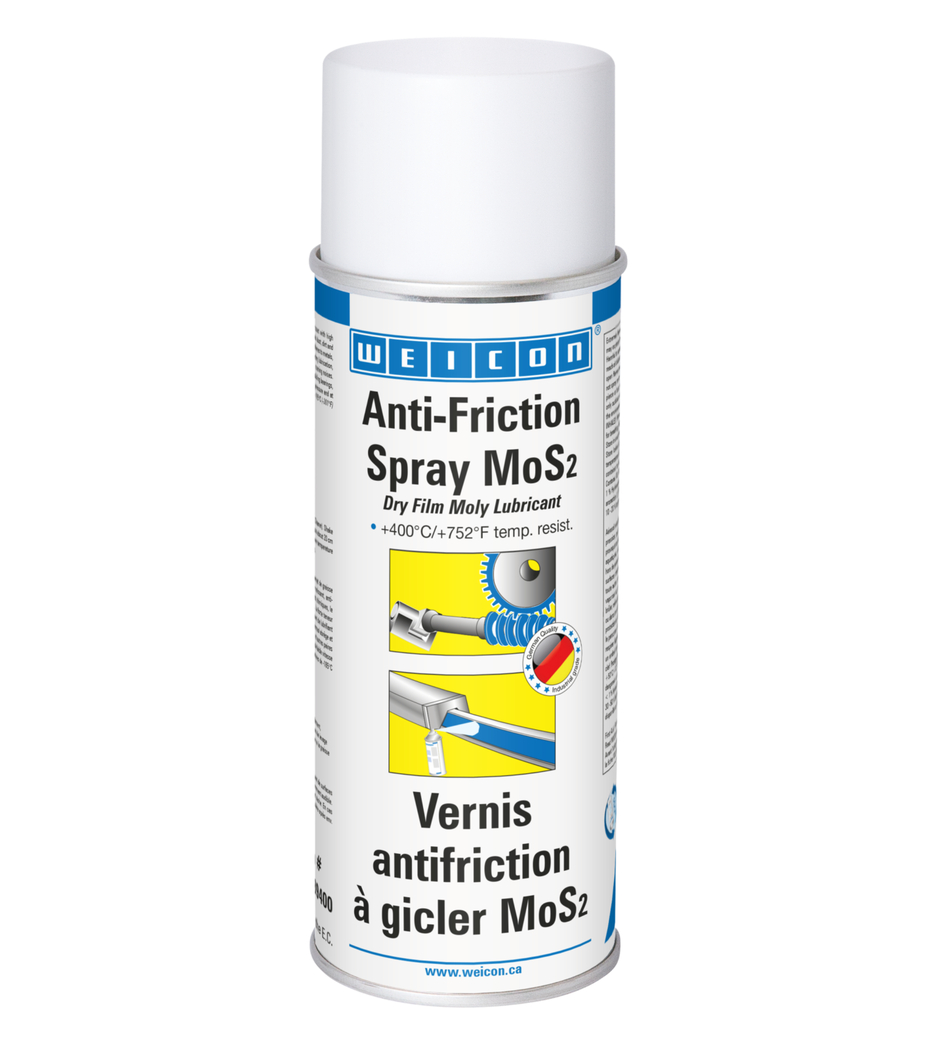 Vernis Antifriction à Gicler MoS2 | Lubrifiant sec