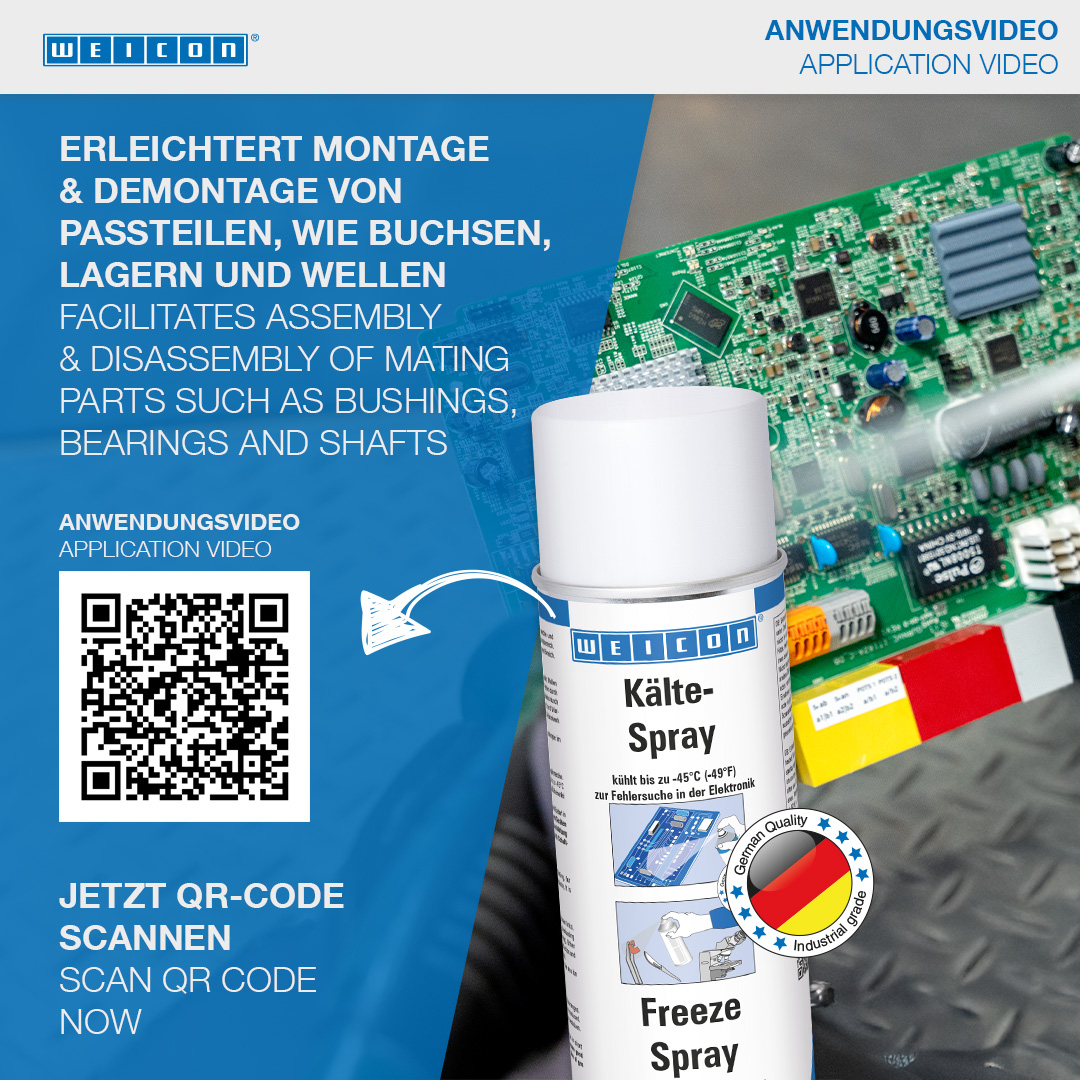 Freeze Spray | cooling workpieces down to -45°C