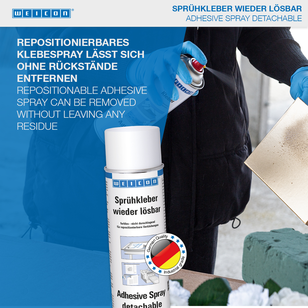Spray Adhésif repositionnable | Colle de contact vaporisable pour matériaux légers