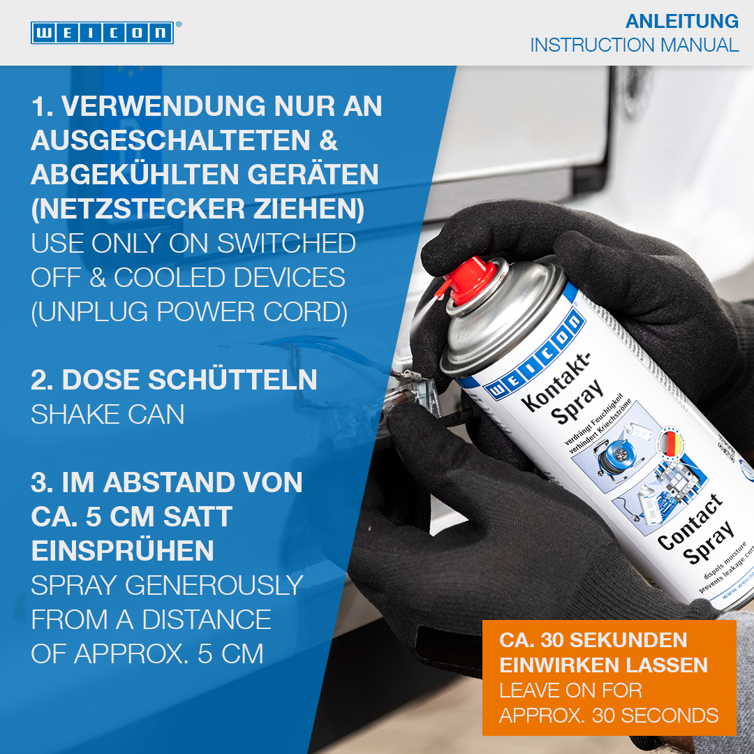 Contact Protection Spray | protection and care of electrical contacts