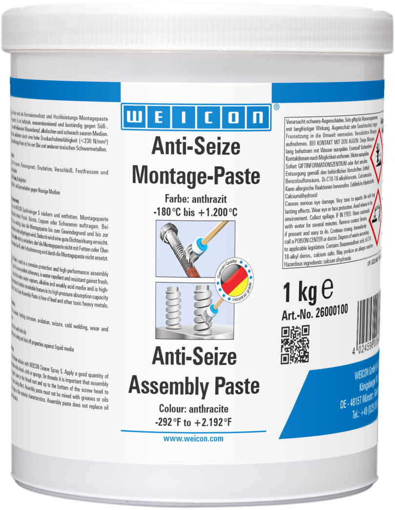 Anti-Seize Silver-Grade Paste | lubricant and release agent paste
