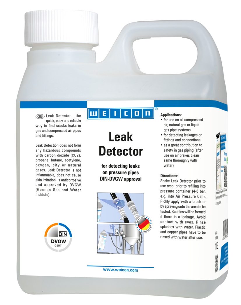 Leak Detection, Liquid | for locating cracks in pressure lines