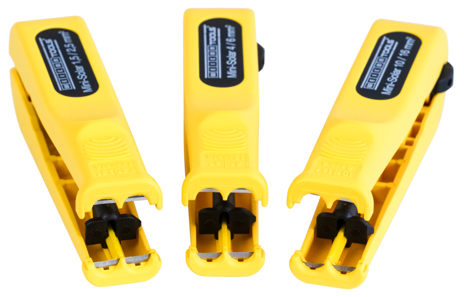 Mini-Solar 4/6 mm² | for dismantling and stripping standard photovoltaic cables with a cross-section of 4 & 6 mm²