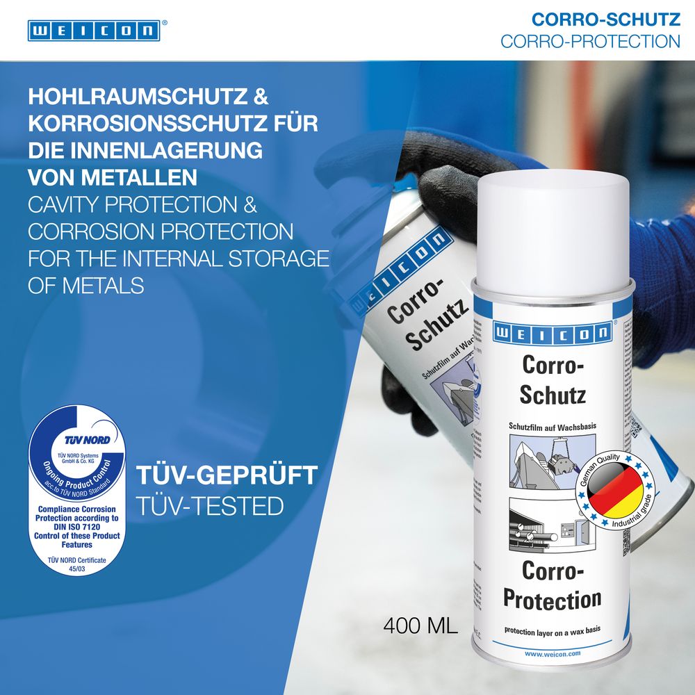 Corro Protection Spray | wax-like corrosion protection for preservation
