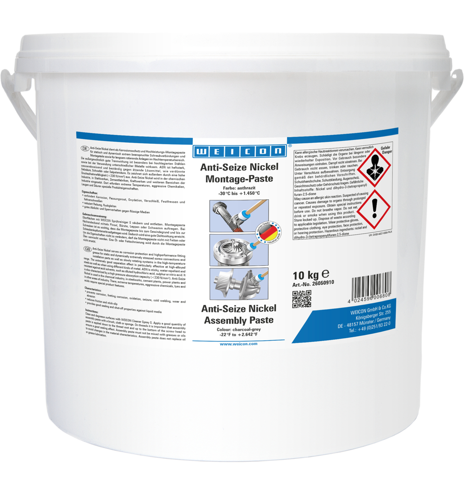 Anti-Seize Nickel-Grade | lubricant and release agent paste, high-temperature-resistant