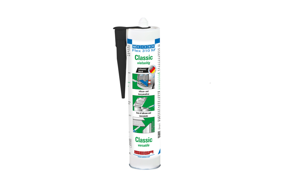 Flex 310 M® Classic | elastic adhesive based on MS-Polymer in Presspack packaging for fatigue-free working Flex 310 M® Classic | elastic adhesive based on MS-Polymer in Presspack packaging for fatigue-free working