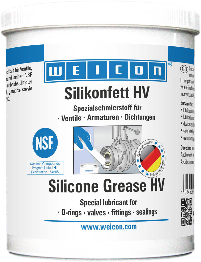 Graisse Silicone HV | Graisse de qualité alimentaire