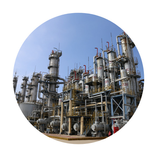 Usine de pétrole et de gaz